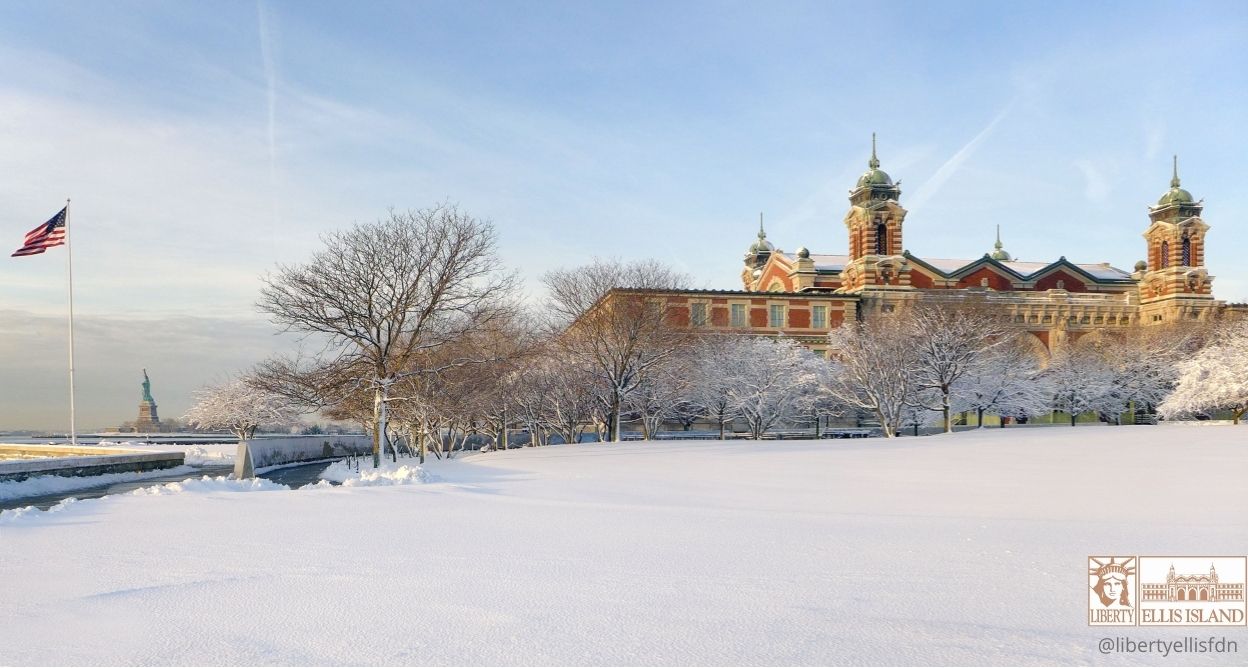 Zoom, Ellis, Ellis Island, snow