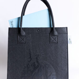 Tote bag with document holder inside.